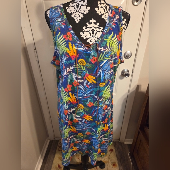 Disney Dresses & Skirts - Disney LILO AND STICH Floral Sleeveless Sundress